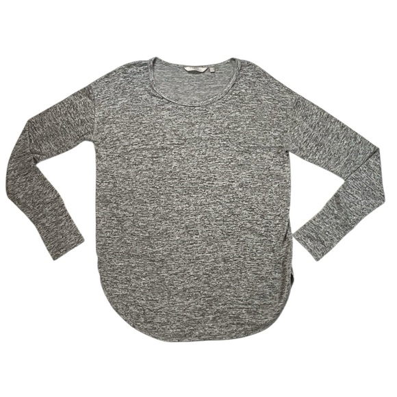 Athleta Tops - ATHLETA‎ Luxe Pose Long Sleeve Top Medium Gray Spaced Dye with Thumb Holes